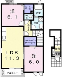 ジェントリー　Ⅱの物件間取画像